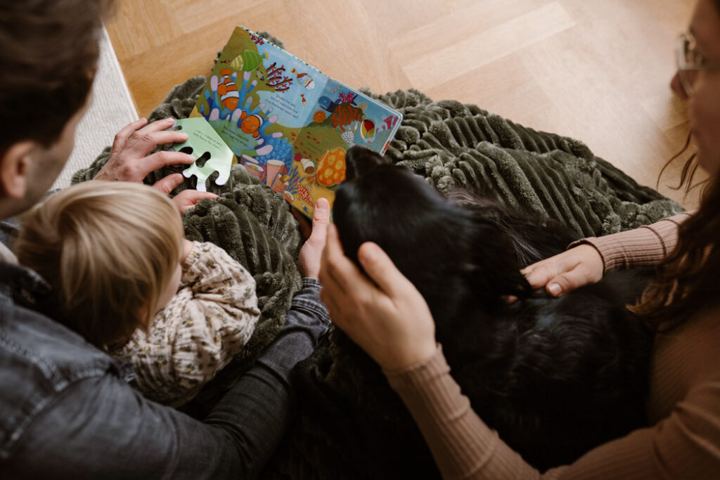 voorbereiden van newbornshoot
